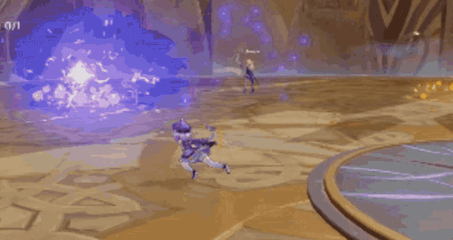 a video game character with the number 1002 written on the floor
