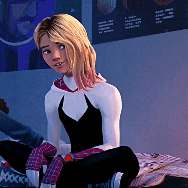 Across The Spiderverse Miles Morales GIF - Across The Spiderverse Miles Morales Gwen Stacy GIFs