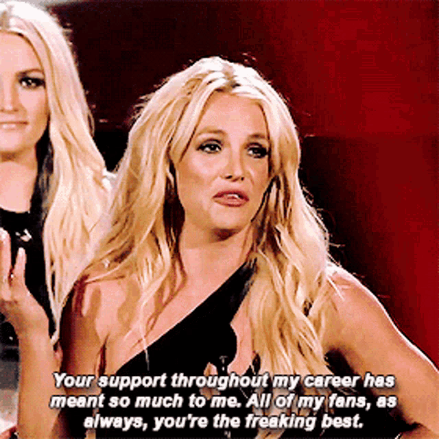 Britney Spears Support GIF - Britney Spears Support Freaking Best GIFs