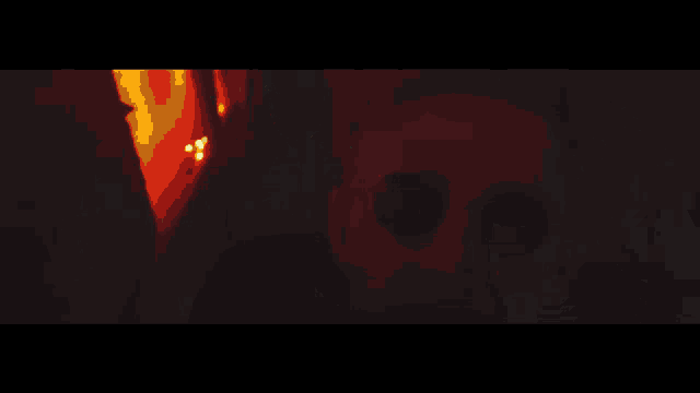 a person in a black jacket is walking down a dark street