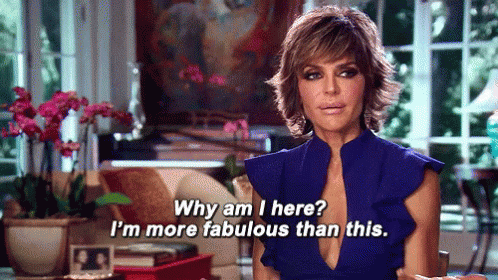 Going Back To School Like GIF - Real Housewives Lisa Rinna Why Am I Here GIFs