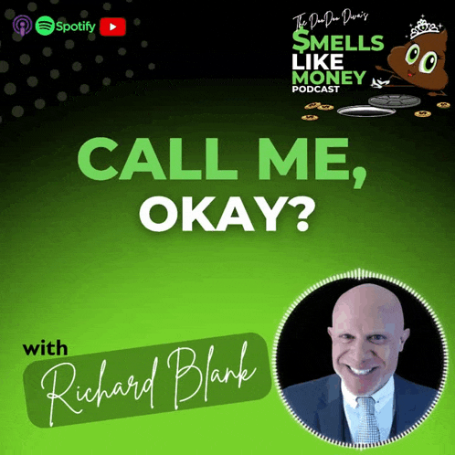 a poster for a podcast called smells like money