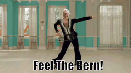Bernie Sanders Dancing GIF - Bernie Sanders Dancing Feel The Bern GIFs