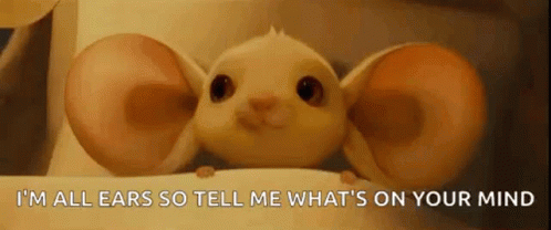 Bedtime Mouse GIF - Bedtime Mouse Im All Ears GIFs