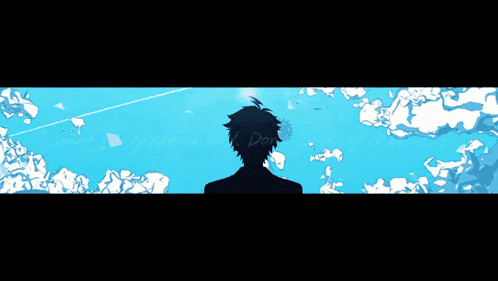 a man stands in front of a blue sky with the words " i want to fly like a bird "