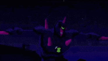 a computer generated image of a colorful cloud in the dark