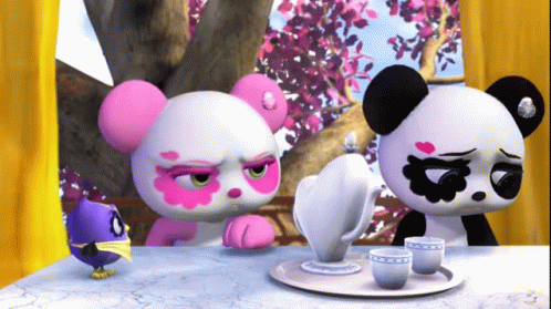 Crystal Panda Panda GIF - Crystal Panda Panda Tea Party GIFs