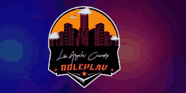 a logo that says los angeles county roleplay