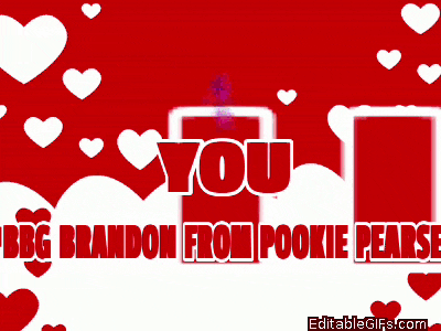 a red background with hearts and the words " i love you " on it