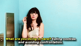 New Girl What Are You Doing Here GIF - New Girl What Are You Doing Here GIFs