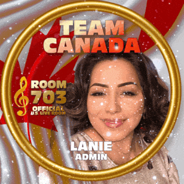 a picture of a woman with the name lanie admin on the bottom