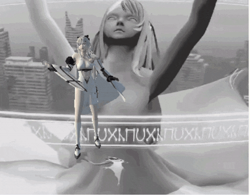 a black and white drawing of a woman with the letters xnxn on the bottom