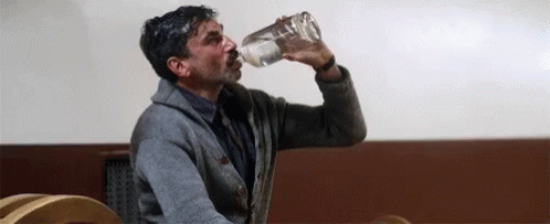 Daniel Plainview Drinking GIF - Daniel Plainview Drinking There Will Be Blood GIFs