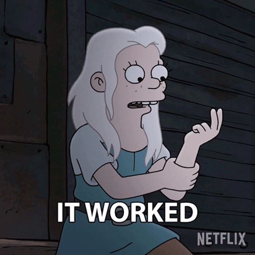 It Worked Bean GIF - It Worked Bean Disenchantment GIFs