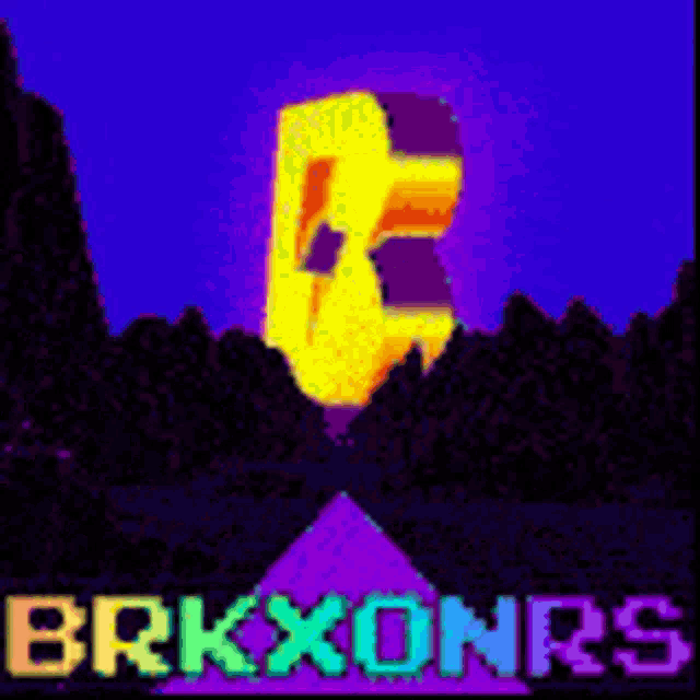 a logo for brkxonrs shows a pyramid and a letter b