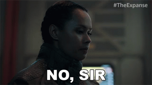 No Sir Roberta Draper GIF - No Sir Roberta Draper The Expanse GIFs