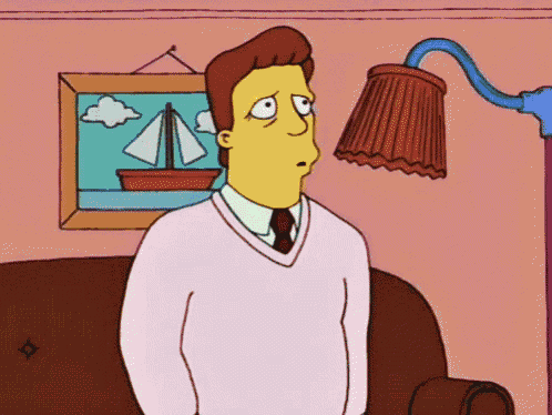 a cartoon of a man with a lamp behind him