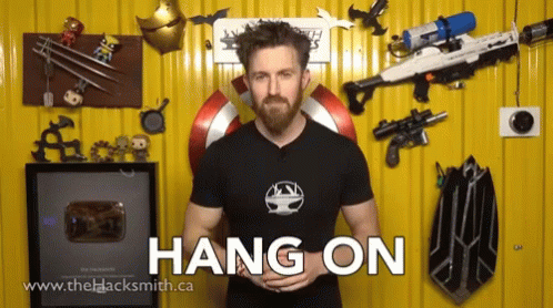 Hang On Hold On GIF - Hang On Hold On Tough It Out GIFs