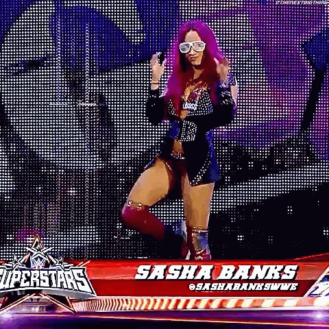Sasha Banks Entrance GIF - Sasha Banks Entrance Wwe GIFs