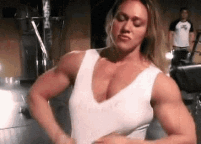 Female Bofybuilders Muscle Woman GIF