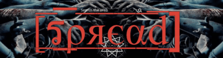 a poster that says search the web in red