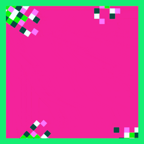 a pink and green background with arabic writing
