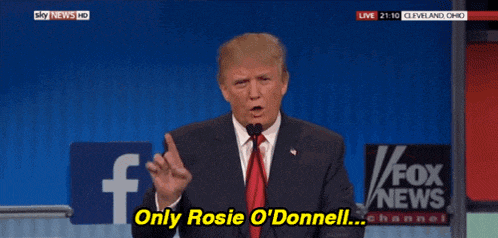 donald trump giving a speech in front of a fox news channel sign