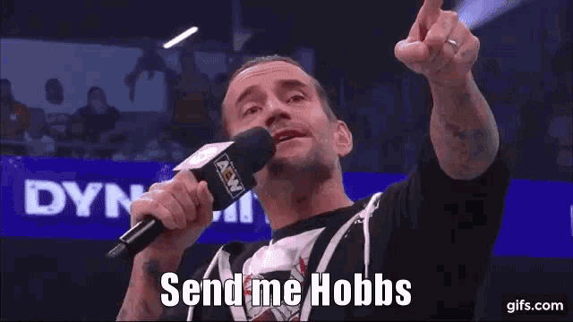 Send Me Hobbs Aew GIF - Send Me Hobbs Aew Powerhouse Hobbs GIFs