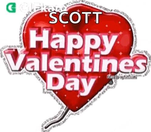 a red heart shaped balloon says happy valentine 's day