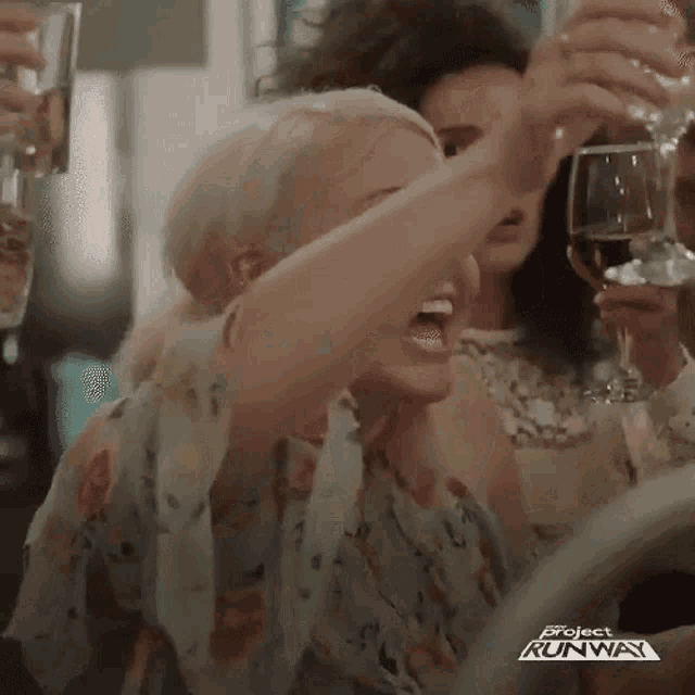 Cheers Brittany Allen GIF - Cheers Brittany Allen Project Runway GIFs