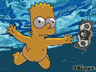 Bart Simpson Swimming GIF - Bart Simpson Swimming GIFs