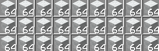 a grid of squares with the numbers 64 64 64 64 64 64 64 64 64 64 64 64 64 64 64 64 64 64 64 64 64 64 64