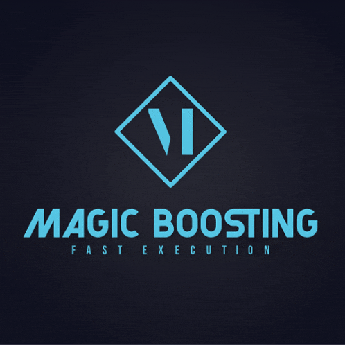 the logo for magic boosting fast execution