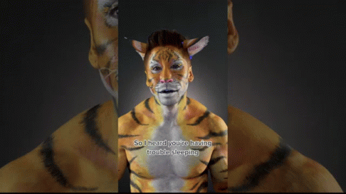 Tiger Tigerman GIF - Tiger Tigerman Body Paint GIFs
