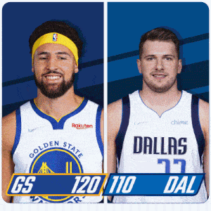 a golden state warriors and dallas mavericks basketball player