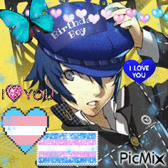 a boy wearing a hat that says birthday boy on it
