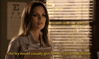 harley would usually give her tic tacs as a placebo says the woman