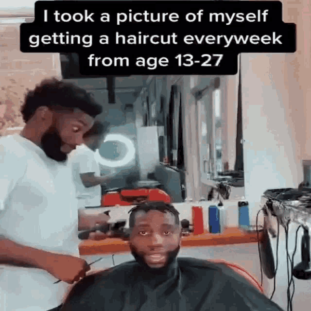 Haircut Challenge GIF