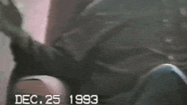 a man 's face is visible in a video from december 25 1993