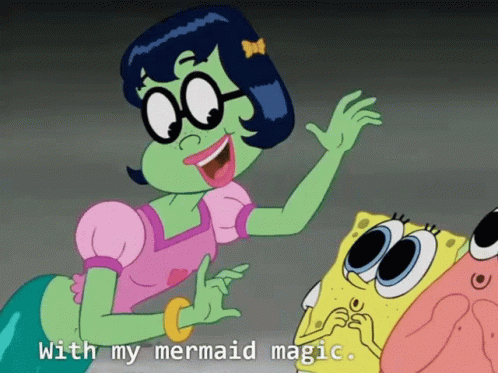 Mermaid Magic GIF - Mermaid Magic Spongebob GIFs