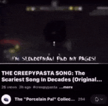 the creepypasta song is the scariest song in the decades