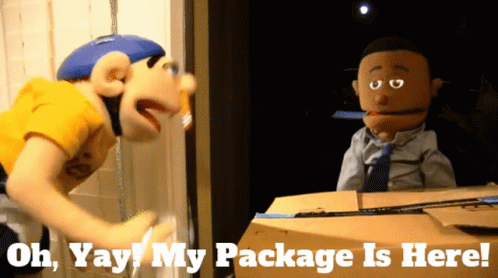 Sml Jeffy GIF - Sml Jeffy Oh Yay My Package Is Here GIFs