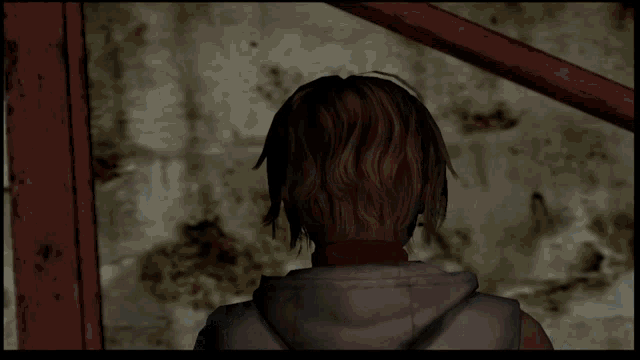 a computer generated image of a person 's back