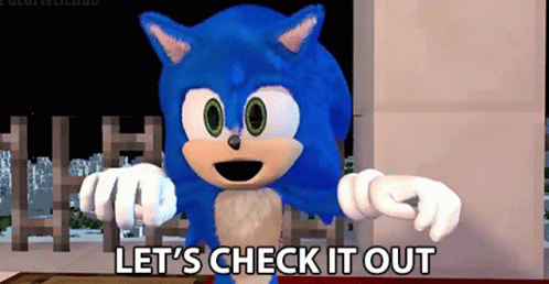 Lets Check It Out Sonic GIF - Lets Check It Out Sonic Check It Out GIFs