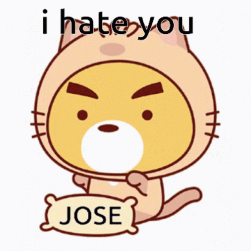 I Hate You Jose Punching Jose GIF - I Hate You Jose Punching Jose GIFs