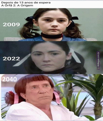 a picture of a girl from 2009 a picture of a girl from 2022 and a picture of a woman in 2040