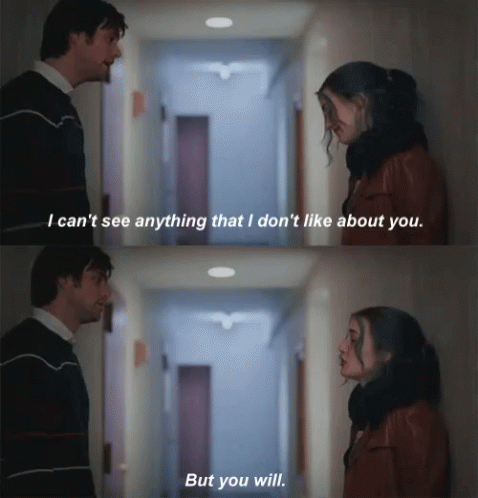 Relationship Eternal Sunshine Of The Spotless Mind GIF - Relationship Eternal Sunshine Of The Spotless Mind Cant See Anything I Dont Like About You GIFs