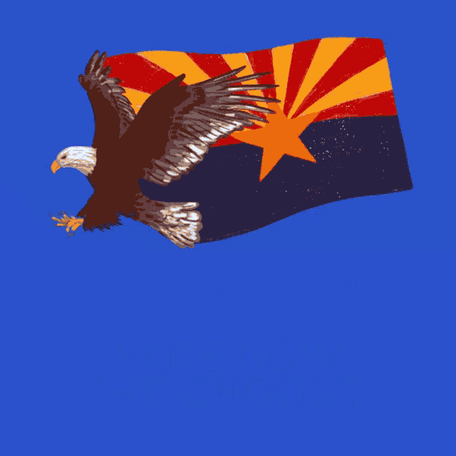 Eagle Arizona Eagle GIF - Eagle Arizona Eagle Arizona Flag GIFs