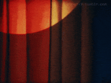 a picture of a red and yellow curtain taken by p3ns1v3