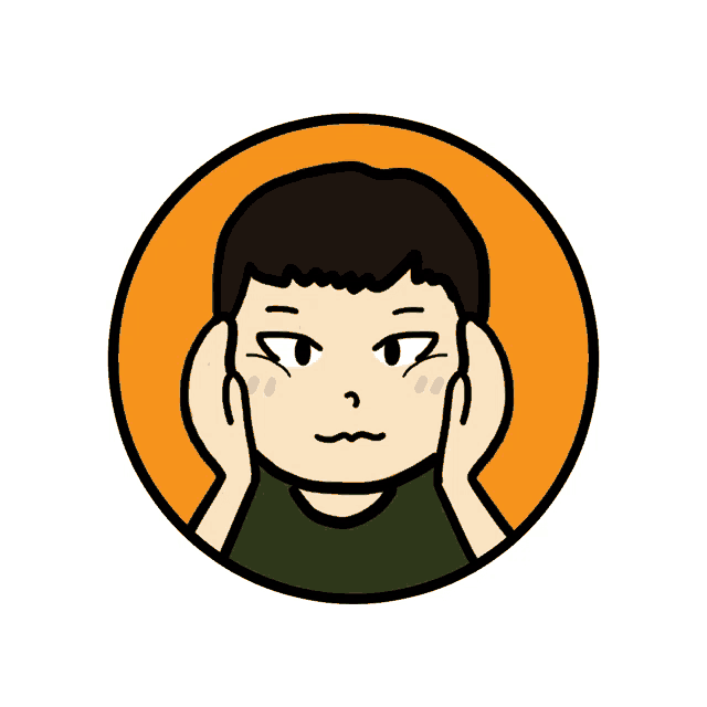 a cartoon drawing of a boy covering his ears with his hands and the words 우리 남친 이승훈 below him